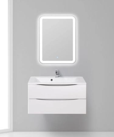 Тумба под раковину Belbagno MARINO Rovere Bianco подвесная 900x450x500 MARINO-900-2C-SO-WO-P