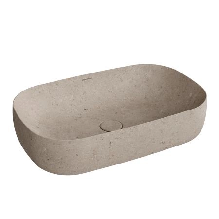 Раковина Kerama Marazzi MAGICA МАДЖИКА MA.wb.65\STB накладная 65, бежевый камень