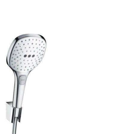 Душевой гарнитур Hansgrohe Raindance Select E 120, 1,60м 26720400 хром-белый