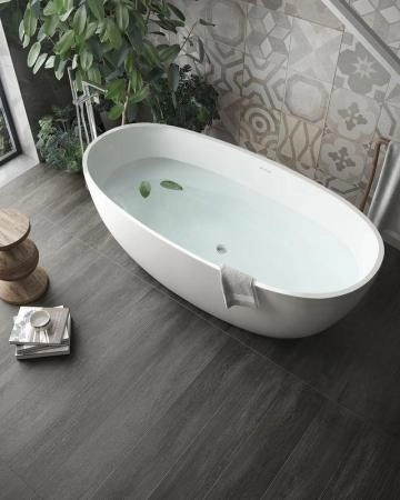 Ванна NT BAGNO NT308 PULSANTE 1700x750 искусственный камень белый матовый