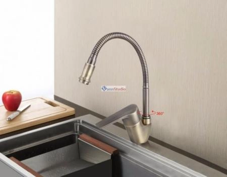 Смеситель для кухни Frap F4330-4 бронза