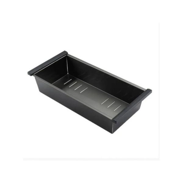 Кухонная мойка Gappo GS6050-6 600x500x215mm 0.8мм с коландером Черный