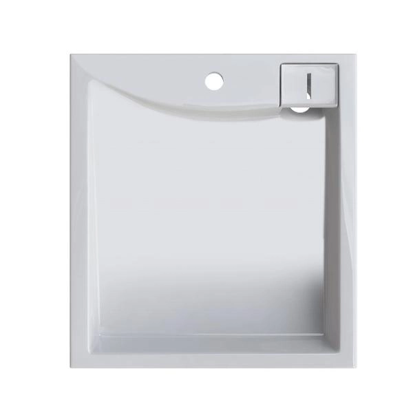 Раковина над стиральной машиной Altasan LUX 500х550 с кронштейнами и сливной системой