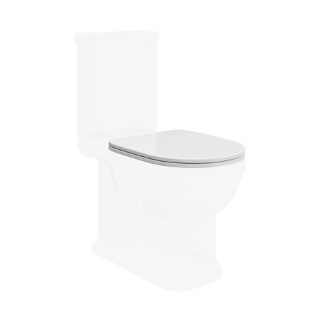 Сиденье Kerama Marazzi POMPEI ПОМПЕИ PO.seat.01\WHT для напольного унитаза, белое глянцевое