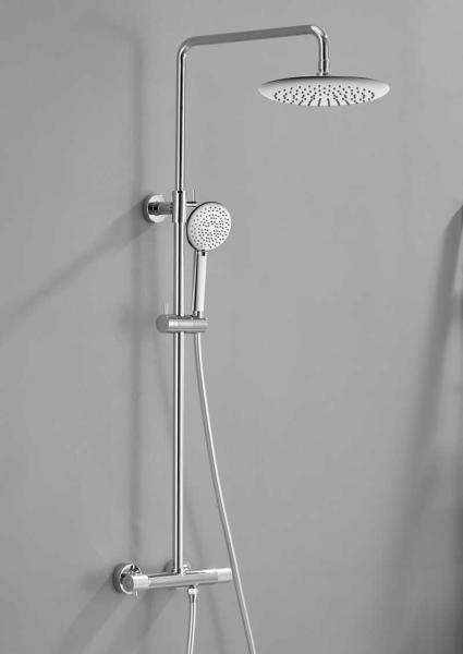 Душевая стойка Vincea Desire VSFS-1D0TCH термостатическая, хром