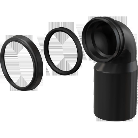 Колено стока, комплект 90/110 AlcaPlast M906