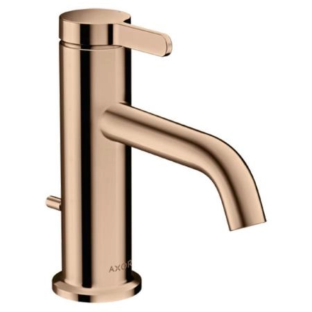 Axor One Смеситель для раковины 70, на 1 отв., с донным клапаном, цвет: полированное красное золото