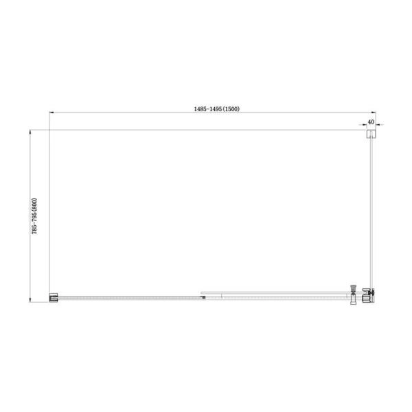 Душевой угол Aquanet DELTA NPA1131 150x80