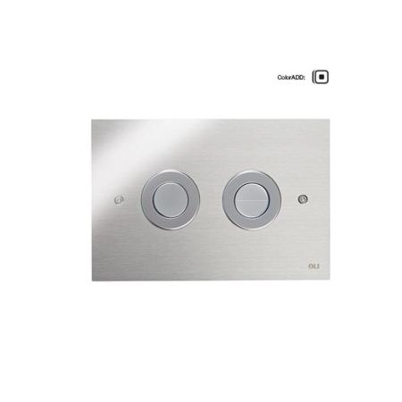 Панель пневматическая двойная OLI TREND 656504, сталь, глянцевый