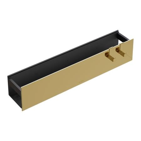 Полка Boheme настенная 60см Gold + 2 крючка 10966-G