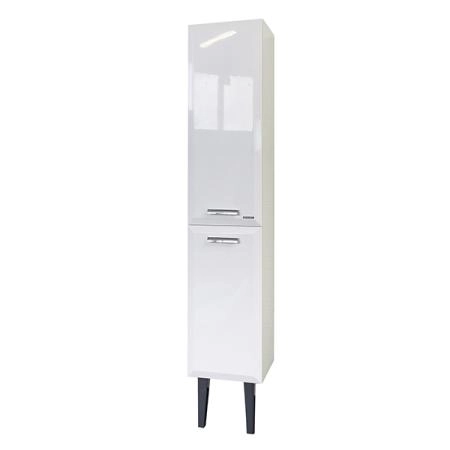 Шкаф-колонна Comforty Империя-35 00-00014791 белый глянец