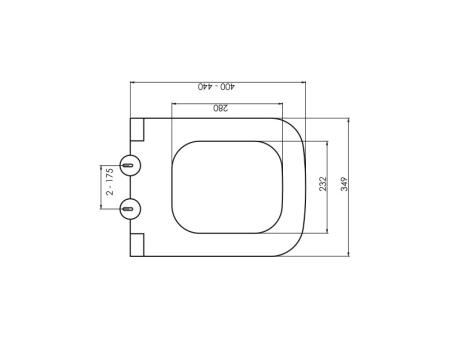 Крышка для унитаз Bohemeа Bello, soft-close Черный матовый 975-B
