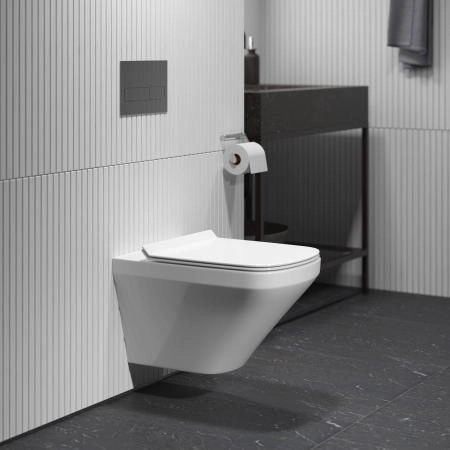 Унитаз Grossman GR-4440S (540*370*365) подвесной безободковый с тонкой крышкой, белый