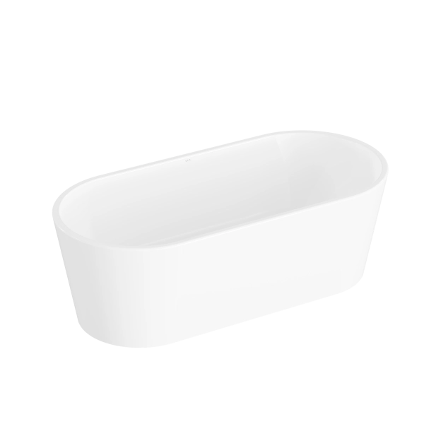 Ванна VitrA Geo 65370006000 170 x 80,5 см отдельностоящая акриловая прямоугольная белая