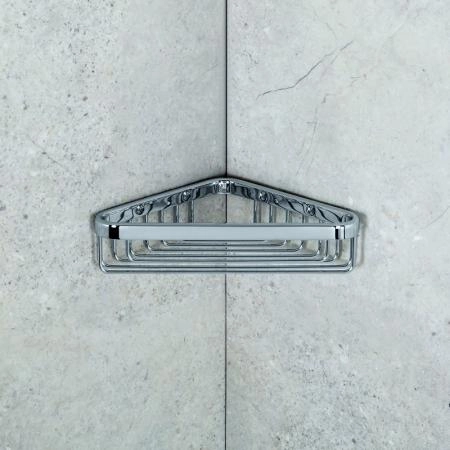 Угловая полочка Colombo Basic B2732 20*h4.5см, хром