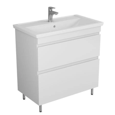 Тумба UNCORIA Арно 80 белая под умывальник Фостер