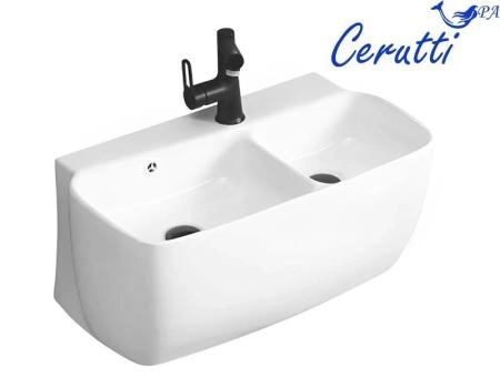 Раковина Cerutti SPA Double MARCO CT9282 (670x350x300) подвесная
