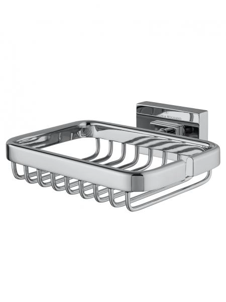 Мыльница с держателем WONZON & WOGHAND FLAT, Хром (WW-9724)