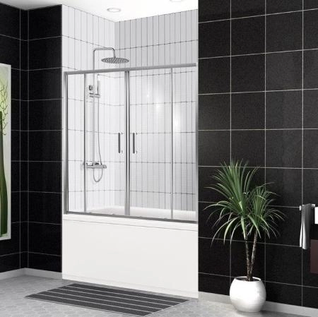 Душевая шторка на ванну BELBAGNO UNO-VF-2-170/145-C-Cr 170