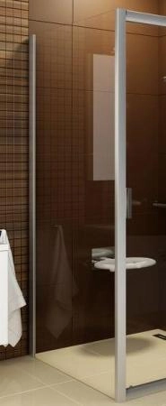 Неподвижная стенка Ravak BLPS - 80 сатин + Транспарент