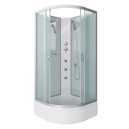 Душевая кабина Niagara NG-3301-14BKG 900х900х2000 средний поддон 26см стекло матовое