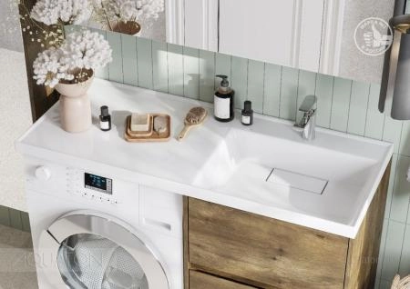 Тумба под раковину AQUATON Лондри 60 Дуб Рустикальный без фасада 1A266901LHDR0