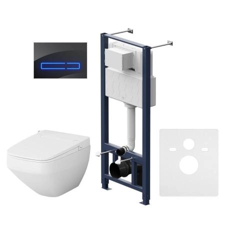 Комплект AM.PM Inspire 2.0 IS450A38.CCC50A инсталляция с унитазом и клавишей с электронным биде