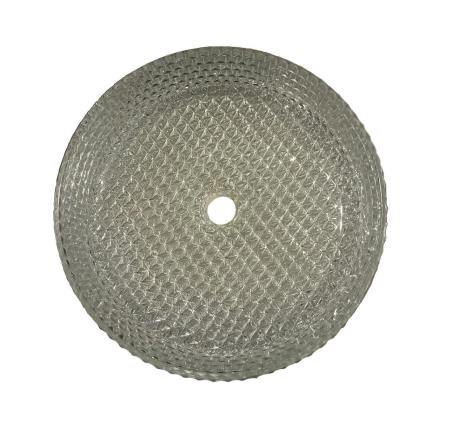 Раковина Boheme чаша круглая хрустальная серебро 39*12см 817-S