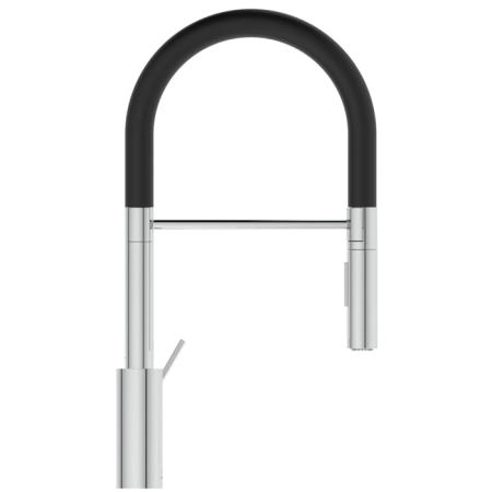 Ideal Standard Gusto Смеситель для кухни, на 1 отв., с высоким трубчатым вытяжным изливом R-типа, цвет: хром