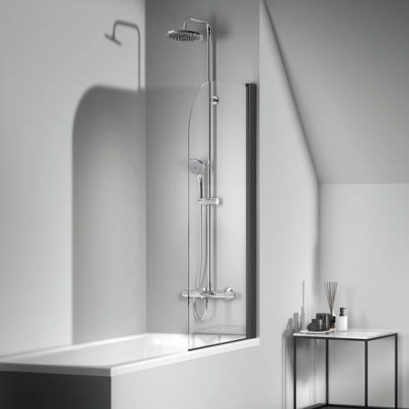 Ideal Standard Ceratherm T25 Душевая система с изливом и термостатом и ручным душем, корпус Coolbody, руч.душ: 3 режима, верх. душ: 200 мм, цвет: хром