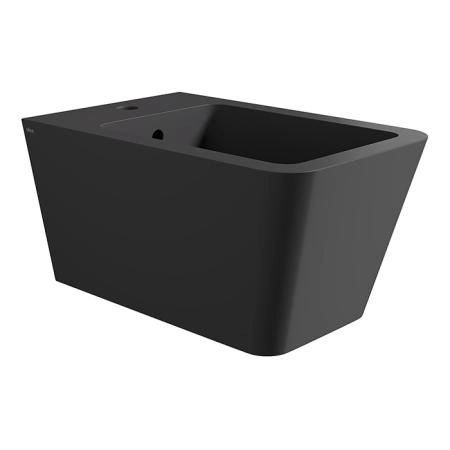 Alice Hide Square Биде подвесное 55х35см., с набором для крепления, цвет: чёрный матовый
