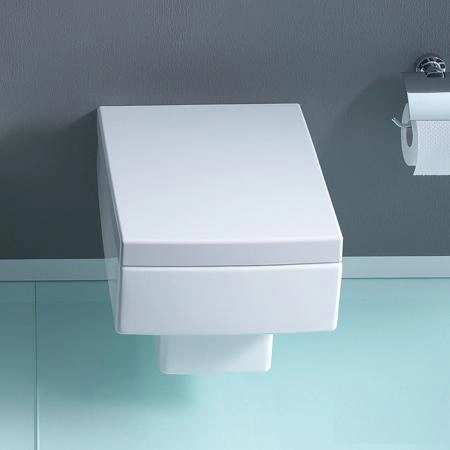 Duravit Vero Унитаз подвесной 37x54.5см, с вертикальным смывом с сиденьем, цвет: белый