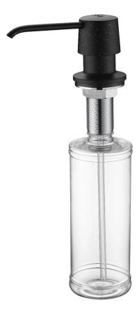 Дозатор для жидкого мыла Paulmark SAUBER, D001-418, черный металлик