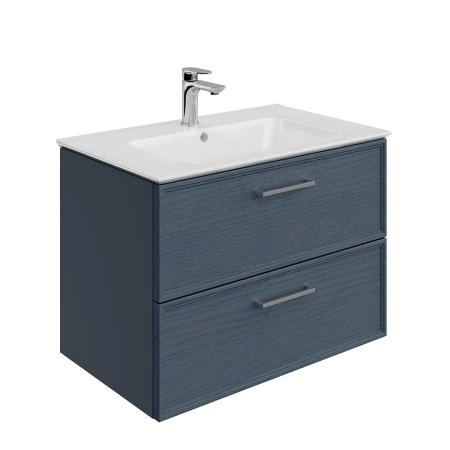 Тумба Kerama Marazzi PIANO CLASSIC ПИАНО КЛАССИК PIA.CL.75\BLU.M подвесная 75 см, 2 ящика, ясень синий матовый