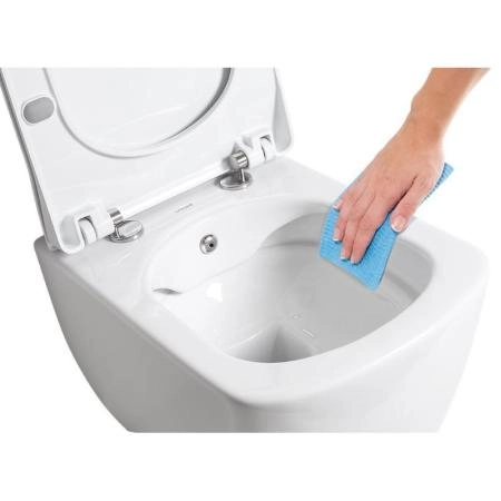 Унитаз CREAVIT ELEGANT подвесной безободковый с биде EG321-00CB00E-0000 (сиденье отдельно)