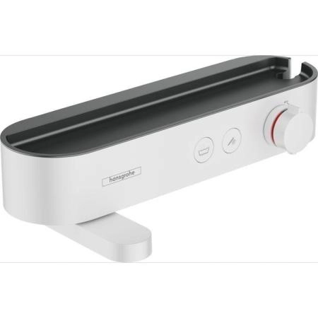 Смеситель термостат Hansgrohe 24340700 ShowerTablet Select для ванны матовый белый