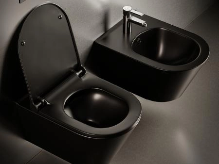 Биде подвесное Boheme Avva Черный матовый 974-B