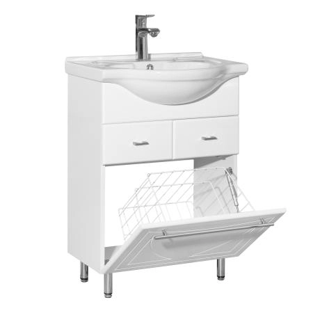 Тумба Style Line Elfante Лана 60 (2 ящ.) под умывальник Байкал 60 КОРЗИНА