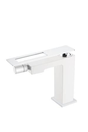 Смеситель для биде Boheme Q WhiteChrome_Комплект 146-WCR