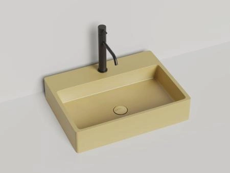 Раковина Salini OTTAVIA S-Sense покраска RAL глянцевая 60x45 1103101GF накладная без отв.смесителя