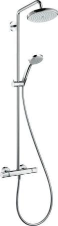 Hansgrohe 27188000 Croma Душевая система для душа с термостатом , ?220/100 мм, 4 режима, Ecosmart, хром