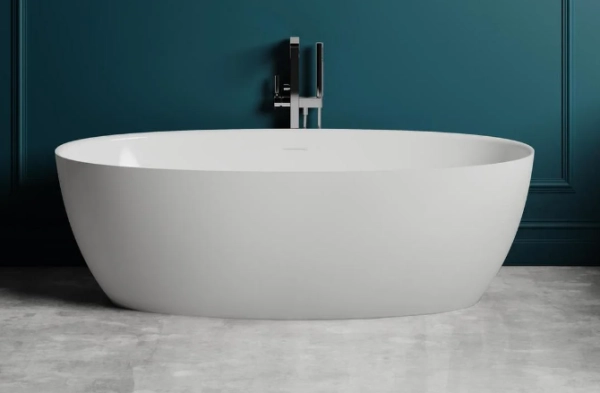 См.101922M Salini Alda ванна 1700x800x580 мм, отдельностоящая, регулируемые опоры, слив-перелив "Up&Down" с надписью бренда на донном клапане,