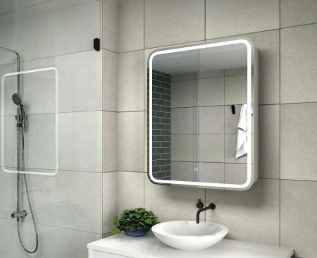 Зеркало-шкаф Континент Elliot LED 550х800 с подсветкой MBK016 правый