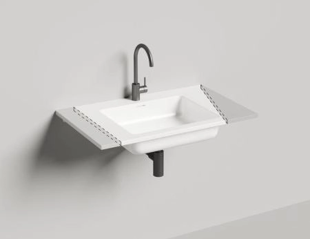 Раковина Salini ONDA 80 S-Stone матовая 80x50 1402201M столешница без отв.смесителя