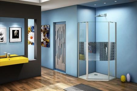 Душевой угол GOOD DOOR Fantasy PNT-90-F-CH 90x90 см