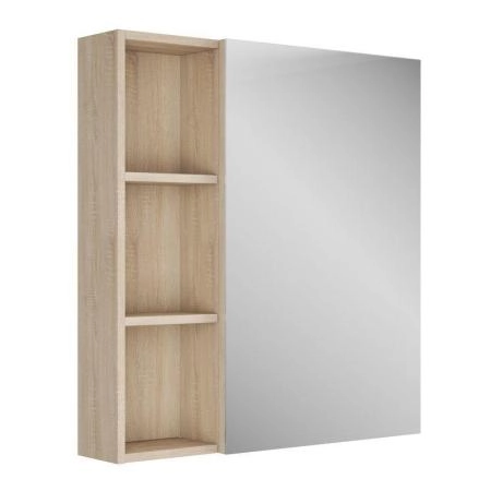 Зеркало-шкаф UNCORIA Арно 70, дуб сонома