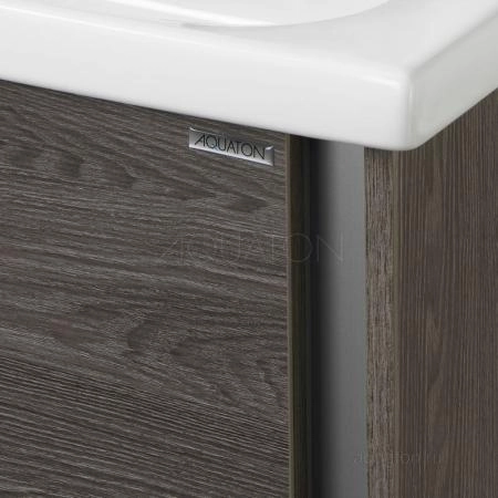 Тумба под раковину Aquaton Стоун 1A231401SXC80 60 с ящиком,грецкий орех