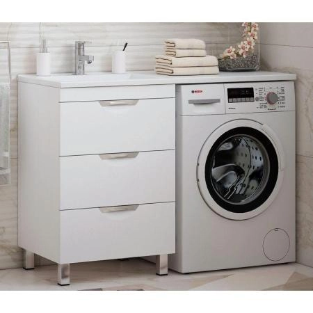 Тумба под раковину Corozo Алиот 120, 3 ящ. напольная