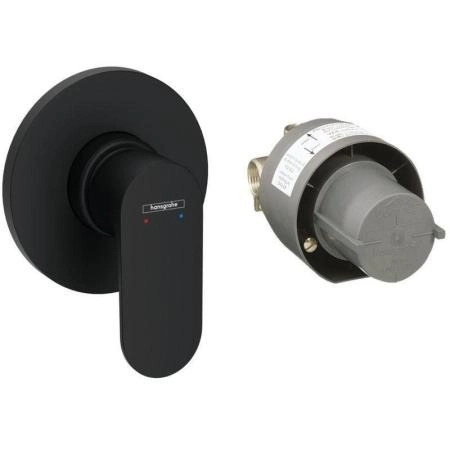 Смеситель Hansgrohe 72648670 Rebris S для 1 потребителя, встраиваемый, Комплект, 28.7 л/мин черный матовый