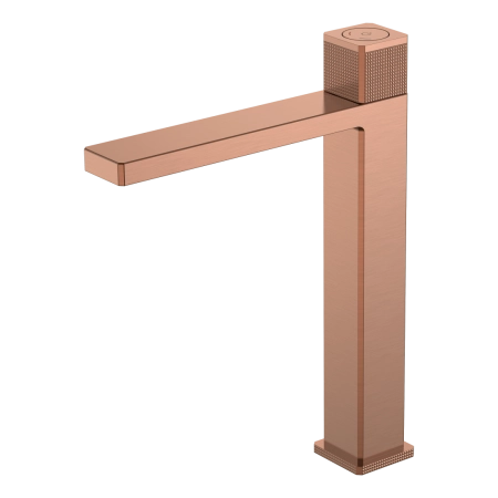 Смеситель автоматический для раковины высокий Boheme QUAD Copper Brushed 159-2-CB